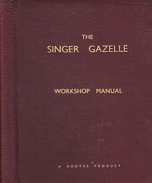 Singer Gazelle Workshop Manual KG.312